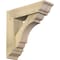 Ekena Millwork Olympic Traditional Rough Sawn Bracket w/ Offset Brace, Douglas Fir, 6"W x 20"D x 20"H BKT0604X20X20OLY01RDF - alternate 1